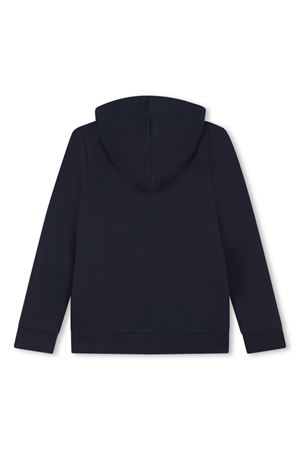 blue cotton hoodie KENZO KIDS | K6076784A